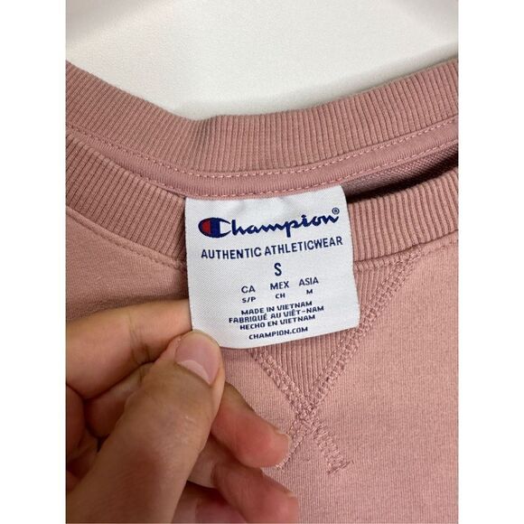 Champion Sweater‎ Womens Small Sweatshirt & Pants Pink/White - Picture 5 of 6
